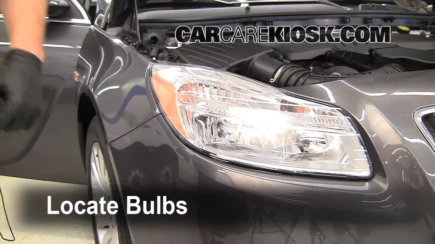 2011 Buick Regal CXL 2.4L 4 Cyl. Éclairage Feu clignotant avant (remplacer l'ampoule)